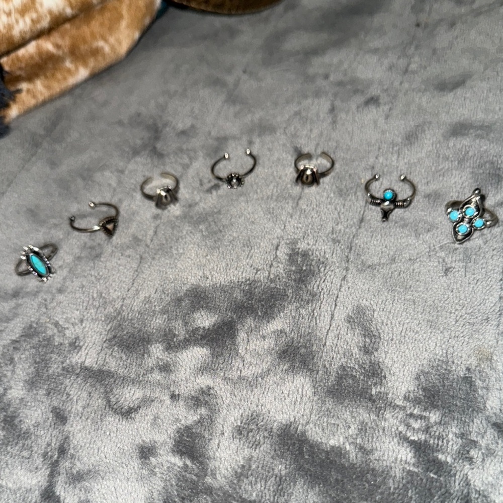 Turquoise and Silver Women's Jewelry Set